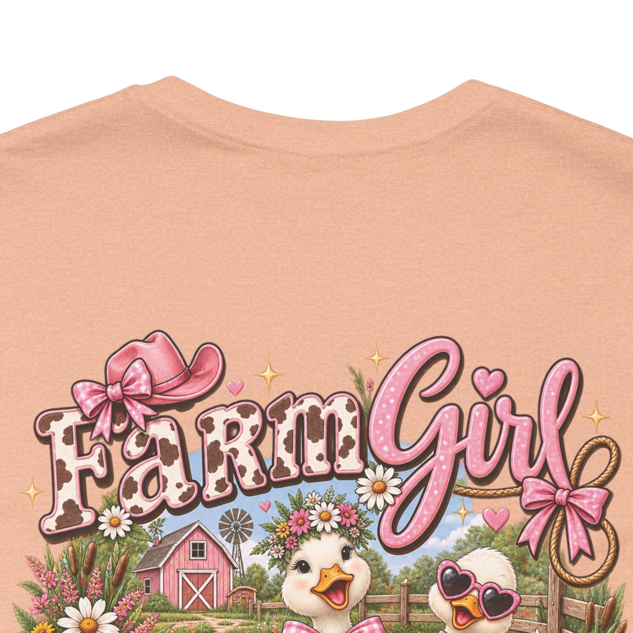 Duckin' Girl Tee — Cute Pastel Duck Family Graphic T‑Shirt