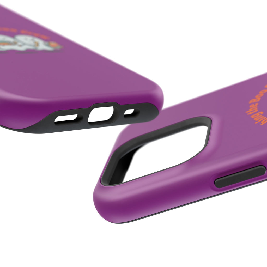 Teaching the Boo Crew Phone Case — Cute Ghosts Teacher Gift Impact-Resistant Case