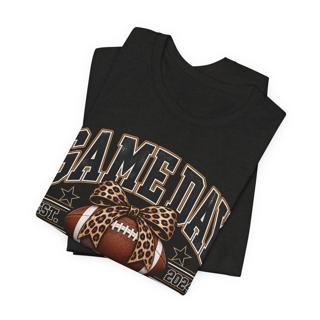 Game Day Social Club Football Tee — Established 2024