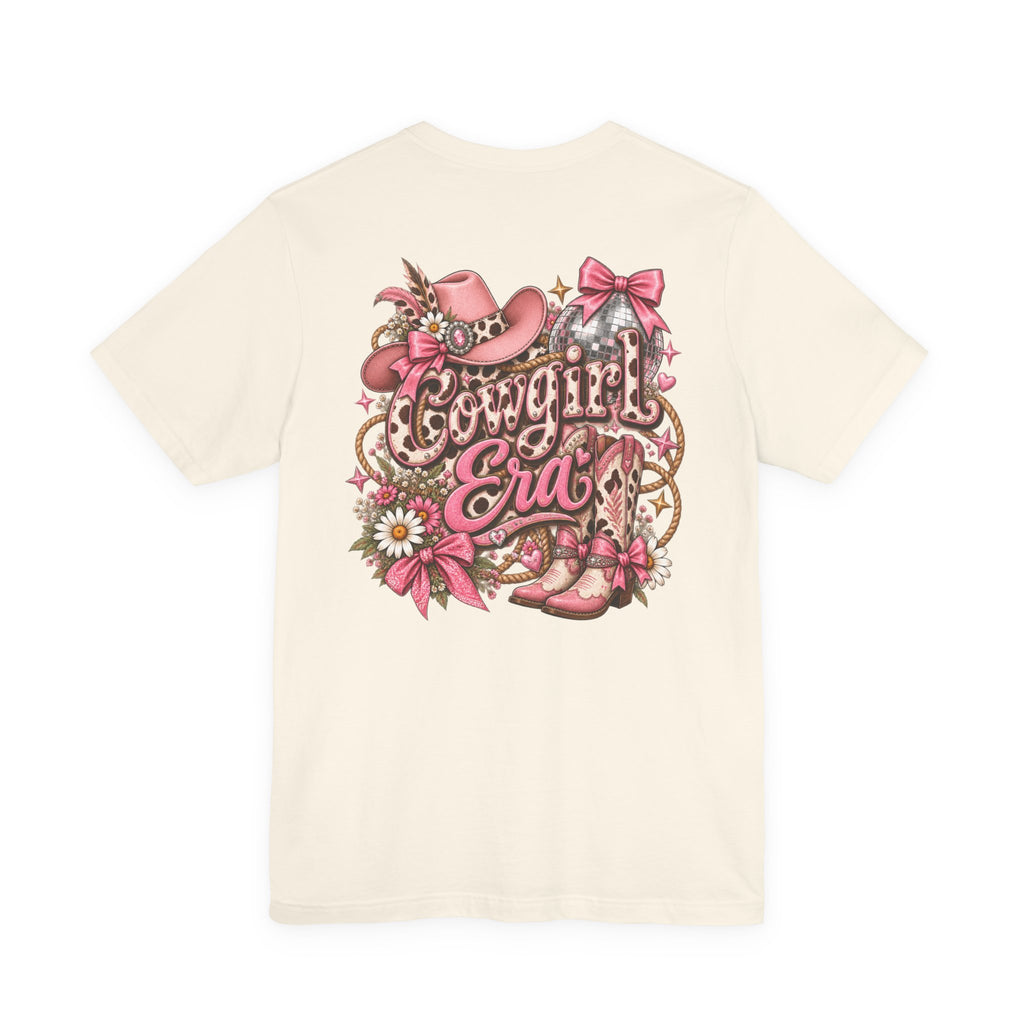 Cowgirl Era Tee — Pink Western Cowgirl Graphic T-Shirt