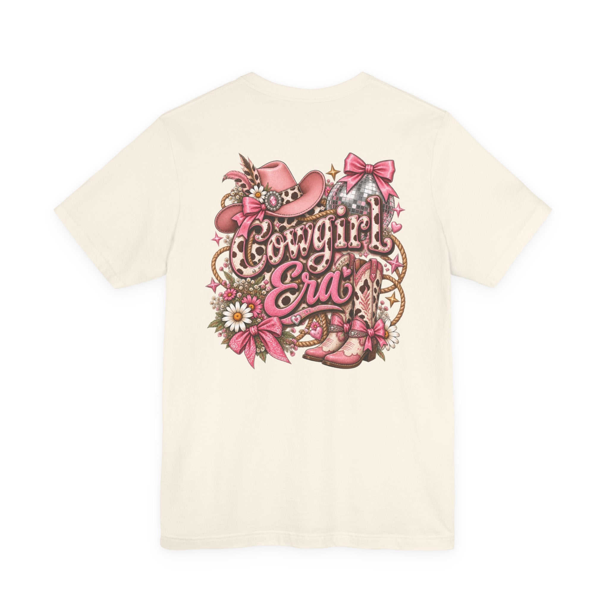 Cowgirl Era Tee — Pink Western Cowgirl Graphic T-Shirt