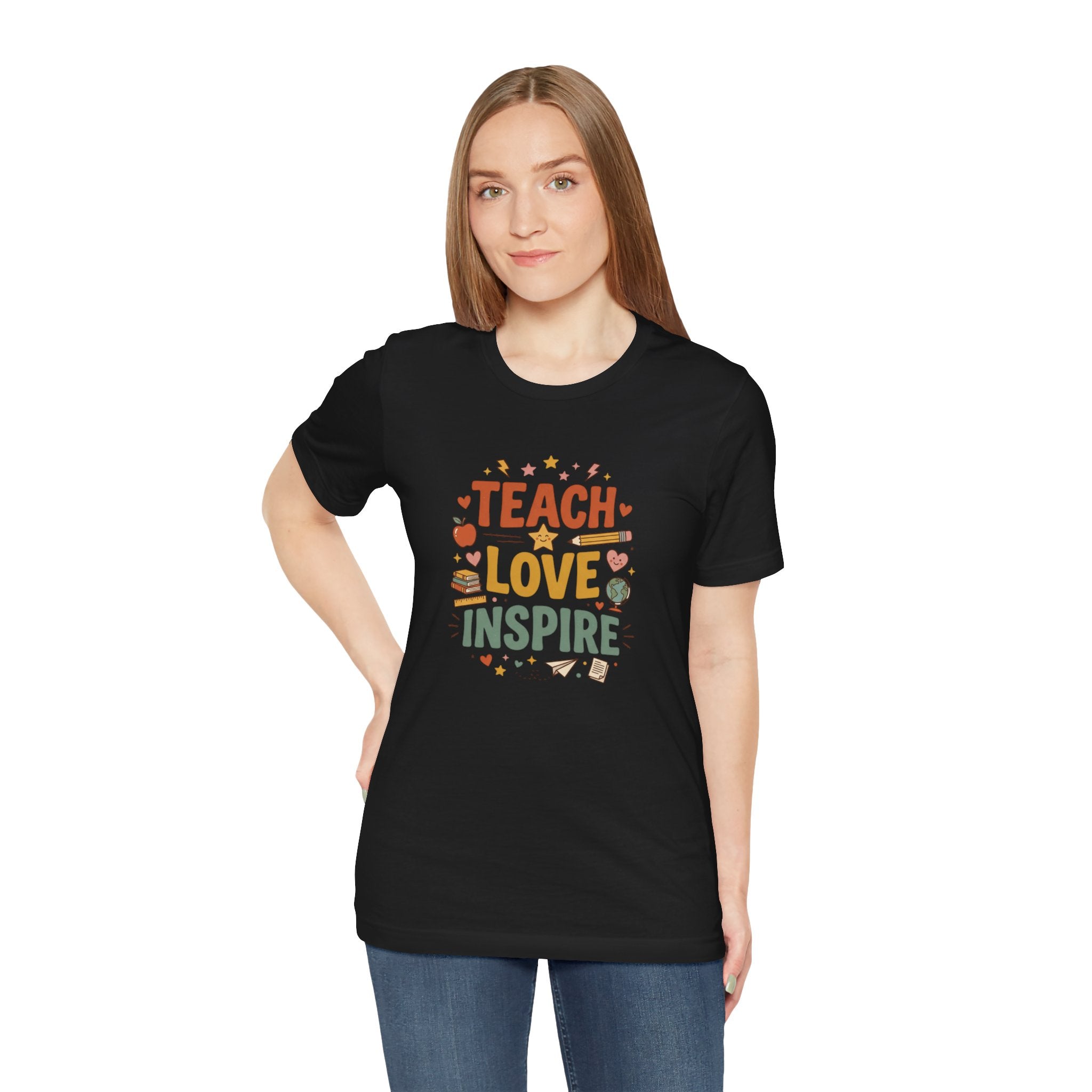 Teach Love Inspire T-Shirt — Teacher Appreciation Gift