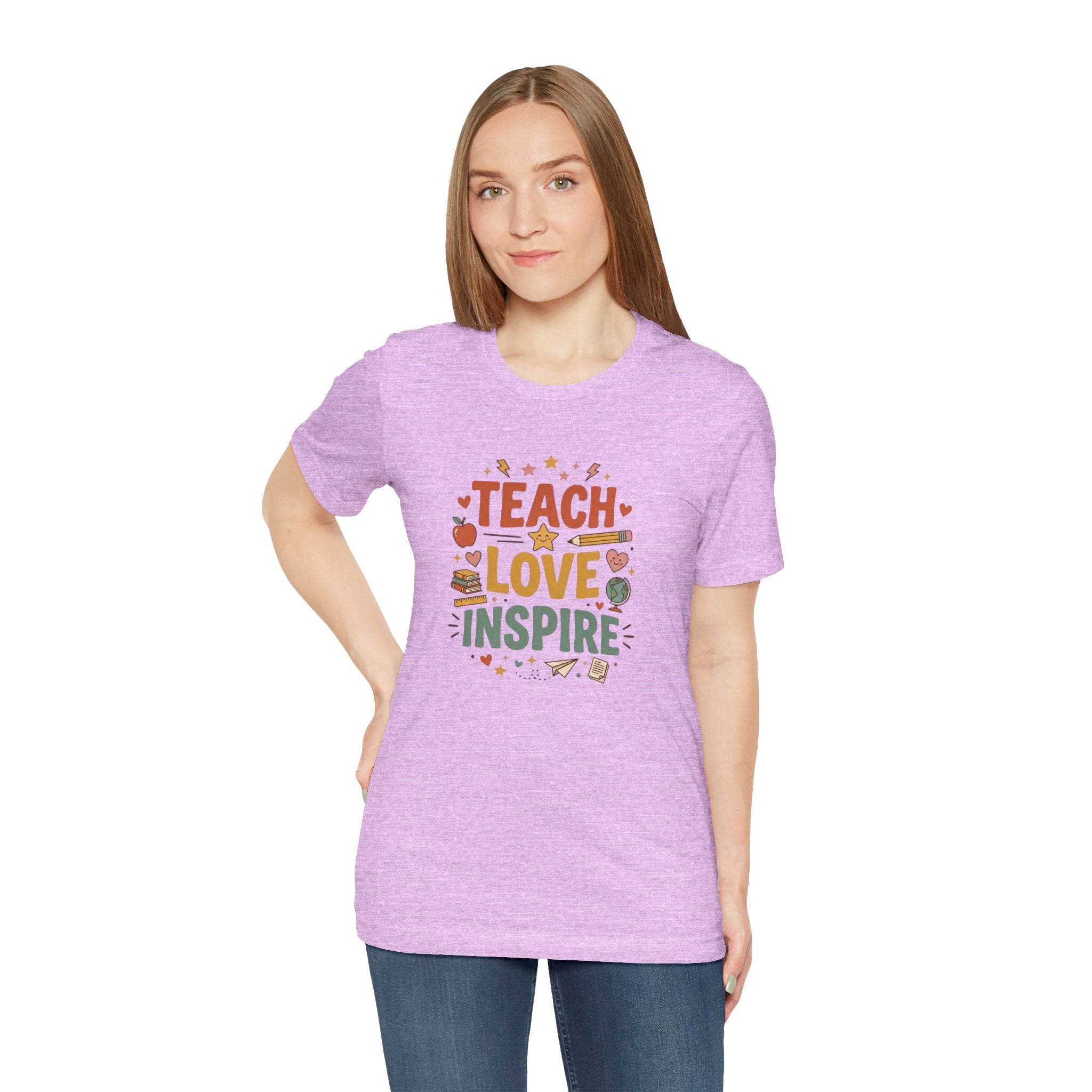 Teach Love Inspire T-Shirt — Teacher Appreciation Gift