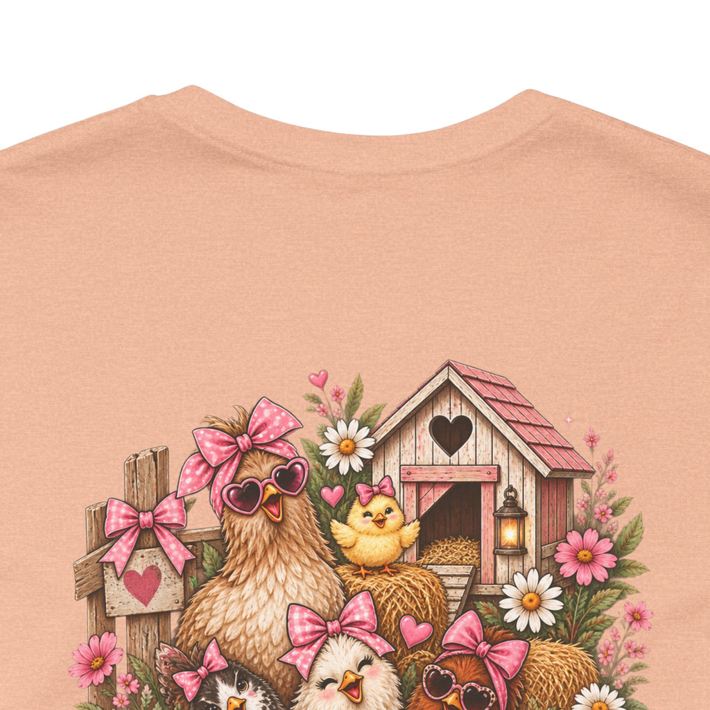 Chickens Are My Emotional Support Crew T‑Shirt