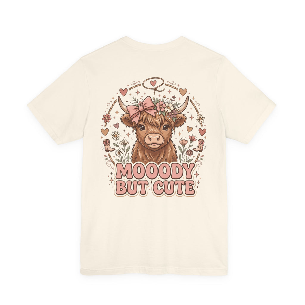 Moody but Cute, Highland Cow t-shirt