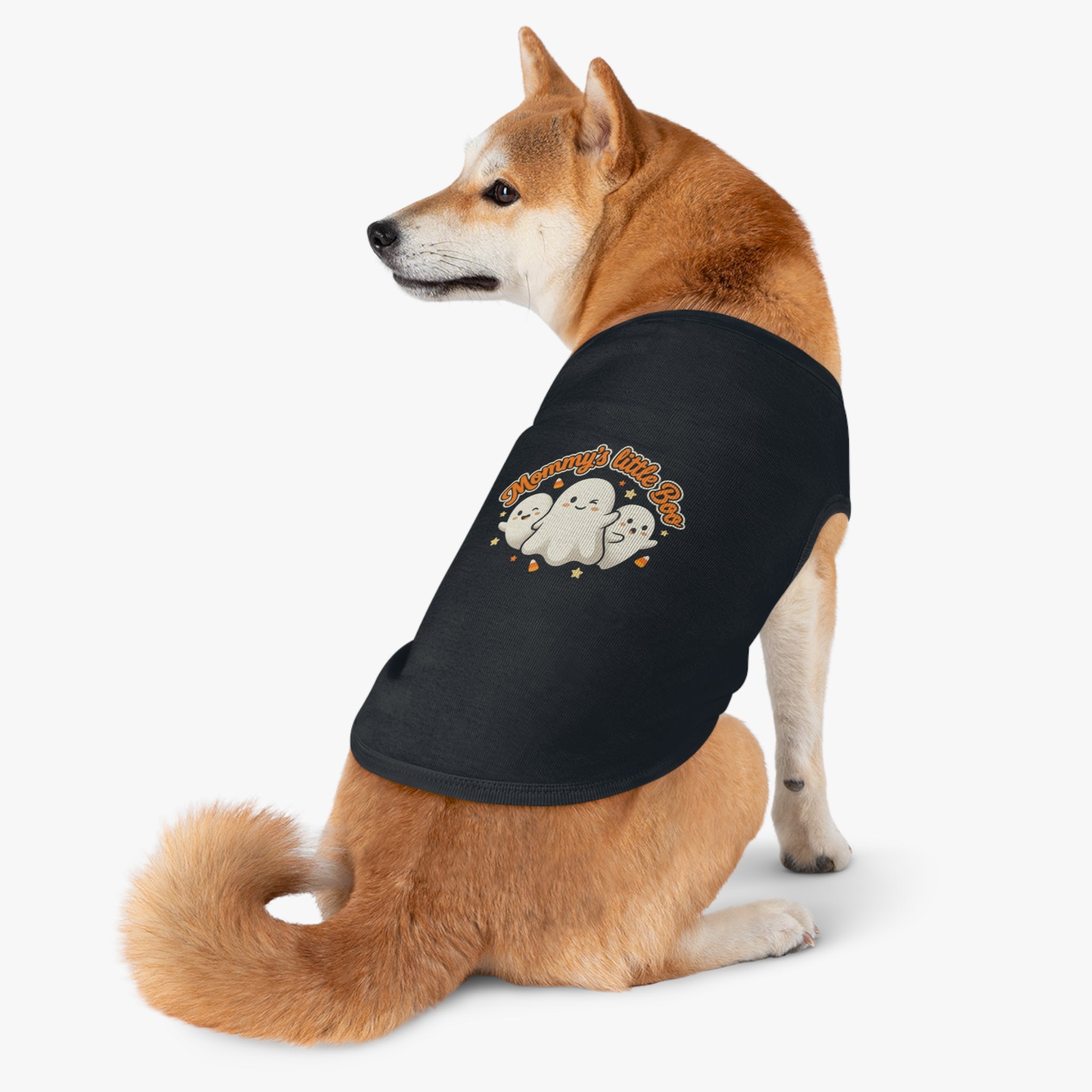 Mommy's Little Boo Pet Tank Top — Cute Halloween Ghost Shirt for Small Dogs & Cats