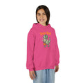 Halloween Mummy T-Rex Youth Hoodie — "Trick or Treat" Dinosaur Kids Sweatshirt