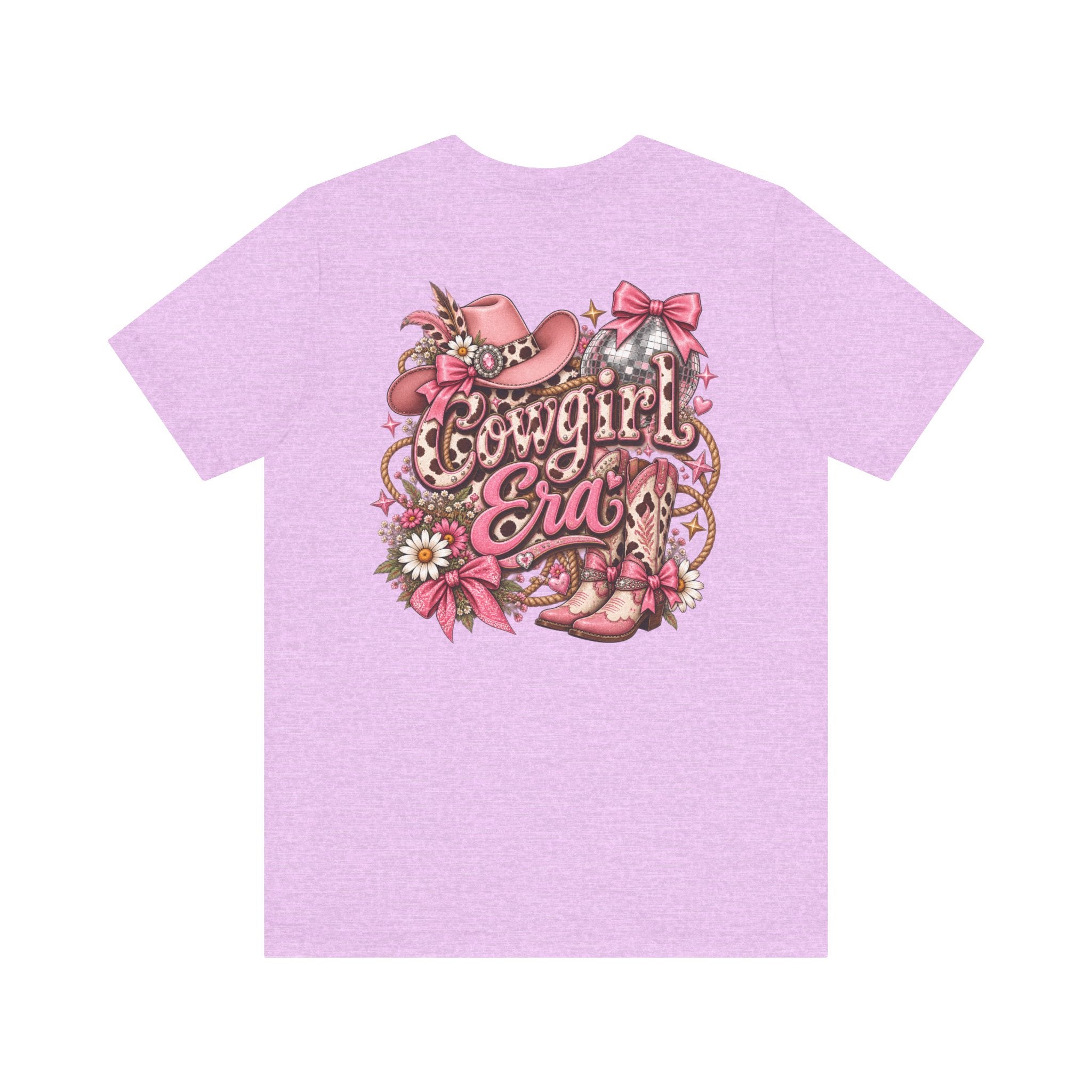Cowgirl Era Tee — Pink Western Cowgirl Graphic T-Shirt