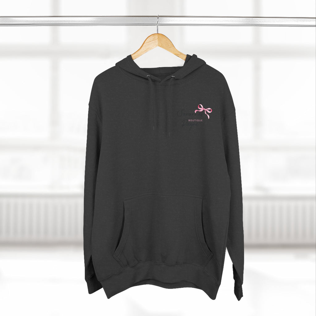 Basic Boo Ghost Hoodie — Cute Fall Pumpkin & Coffee Graphic Fleece Hoodie