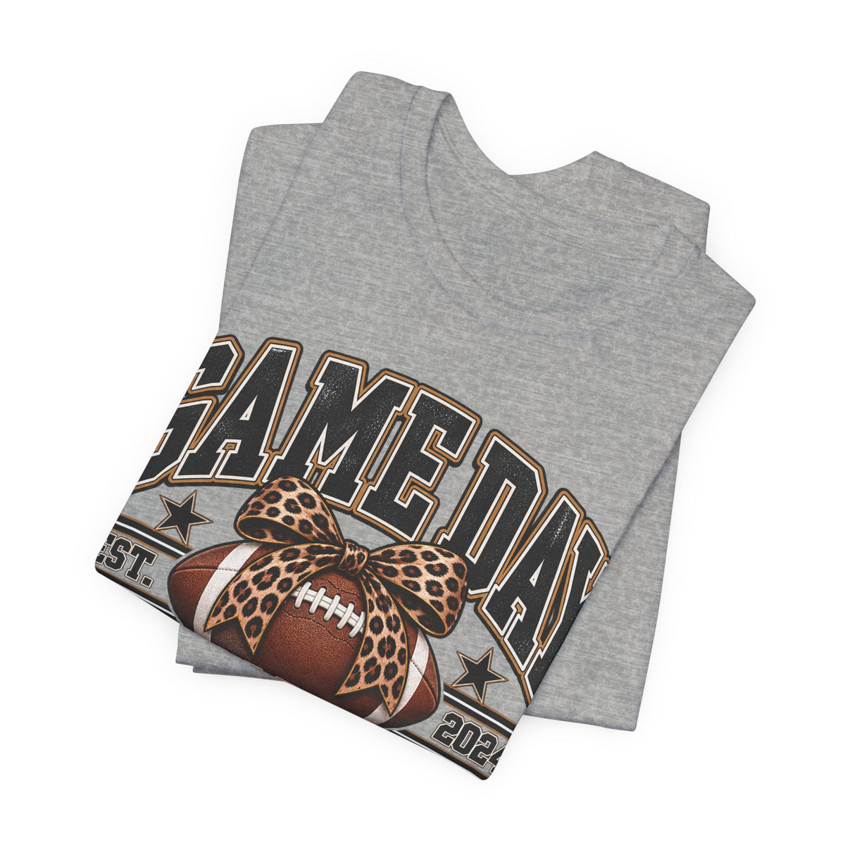 Game Day Social Club Football Tee — Established 2024