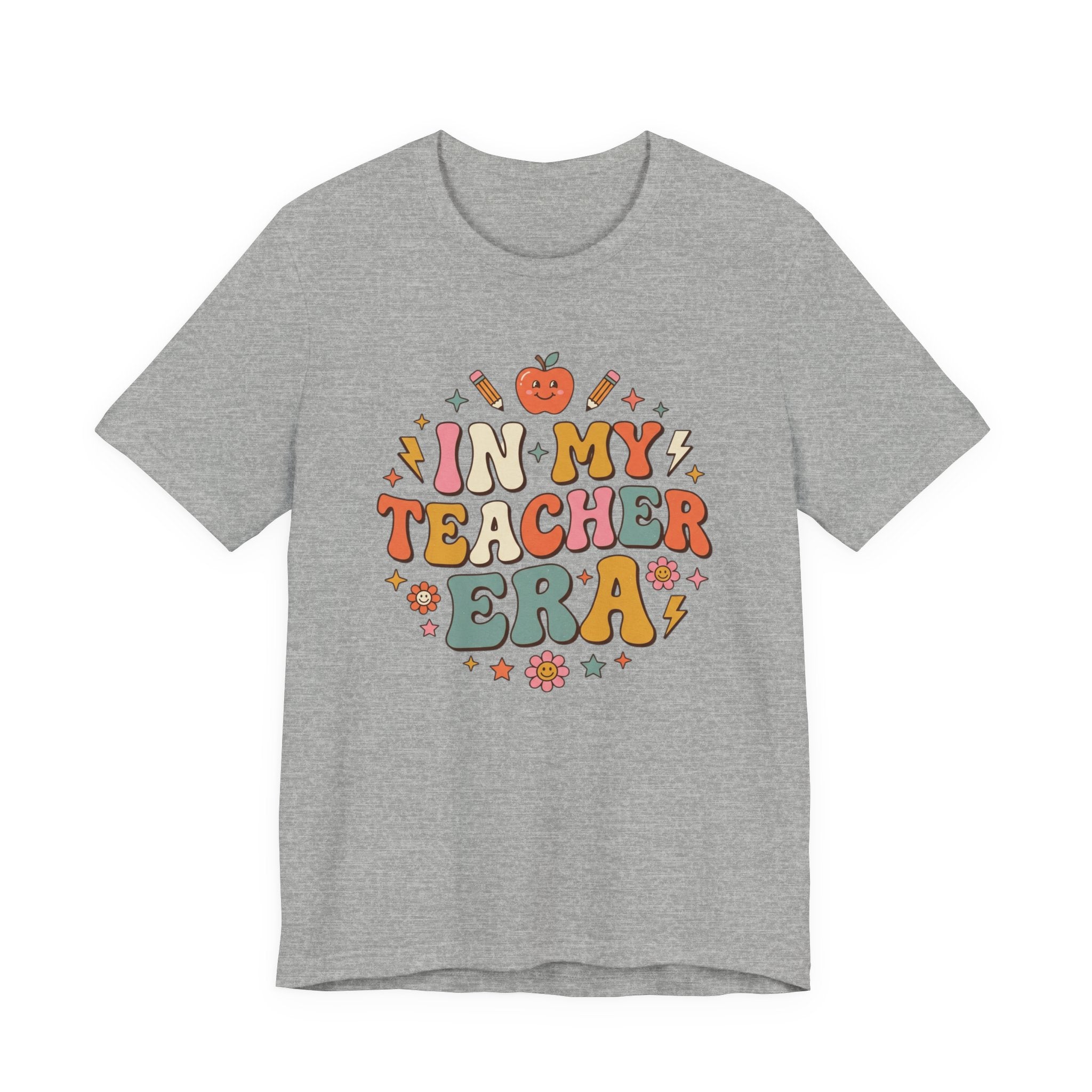 Teacher Tee — "In My Teacher Era" Retro School Graphic T-Shirt