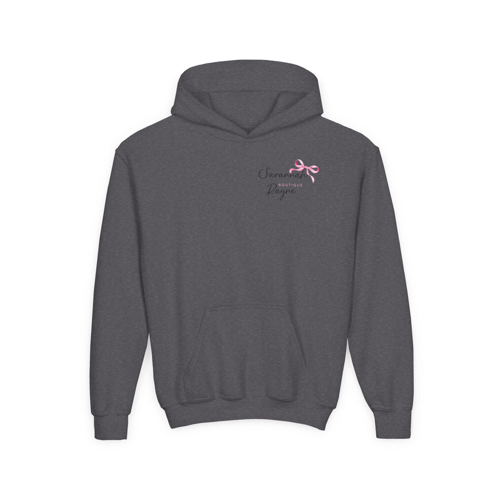 Youth Mermaid Hoodie with Rainbow Tail & Dolphins – Cute Girls' Pullover