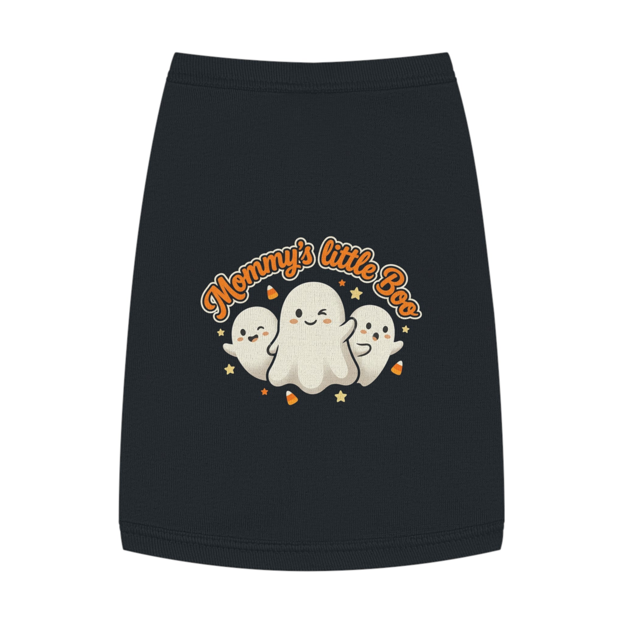 Mommy's Little Boo Pet Tank Top — Cute Halloween Ghost Shirt for Small Dogs & Cats