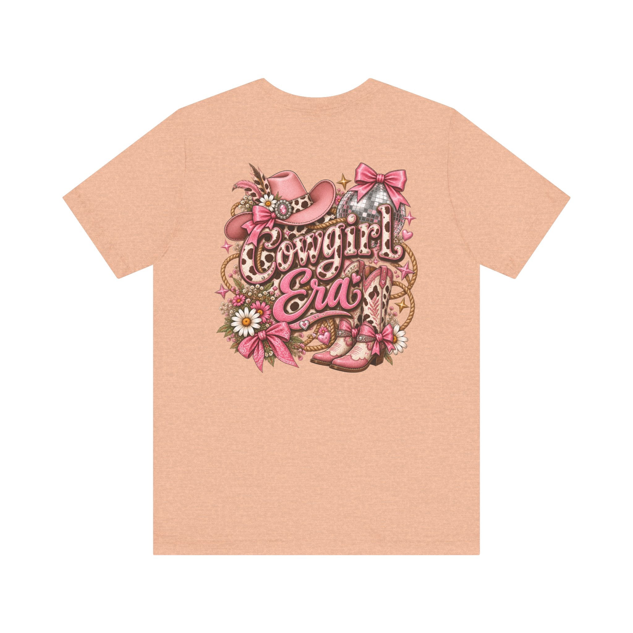 Cowgirl Era Tee — Pink Western Cowgirl Graphic T-Shirt