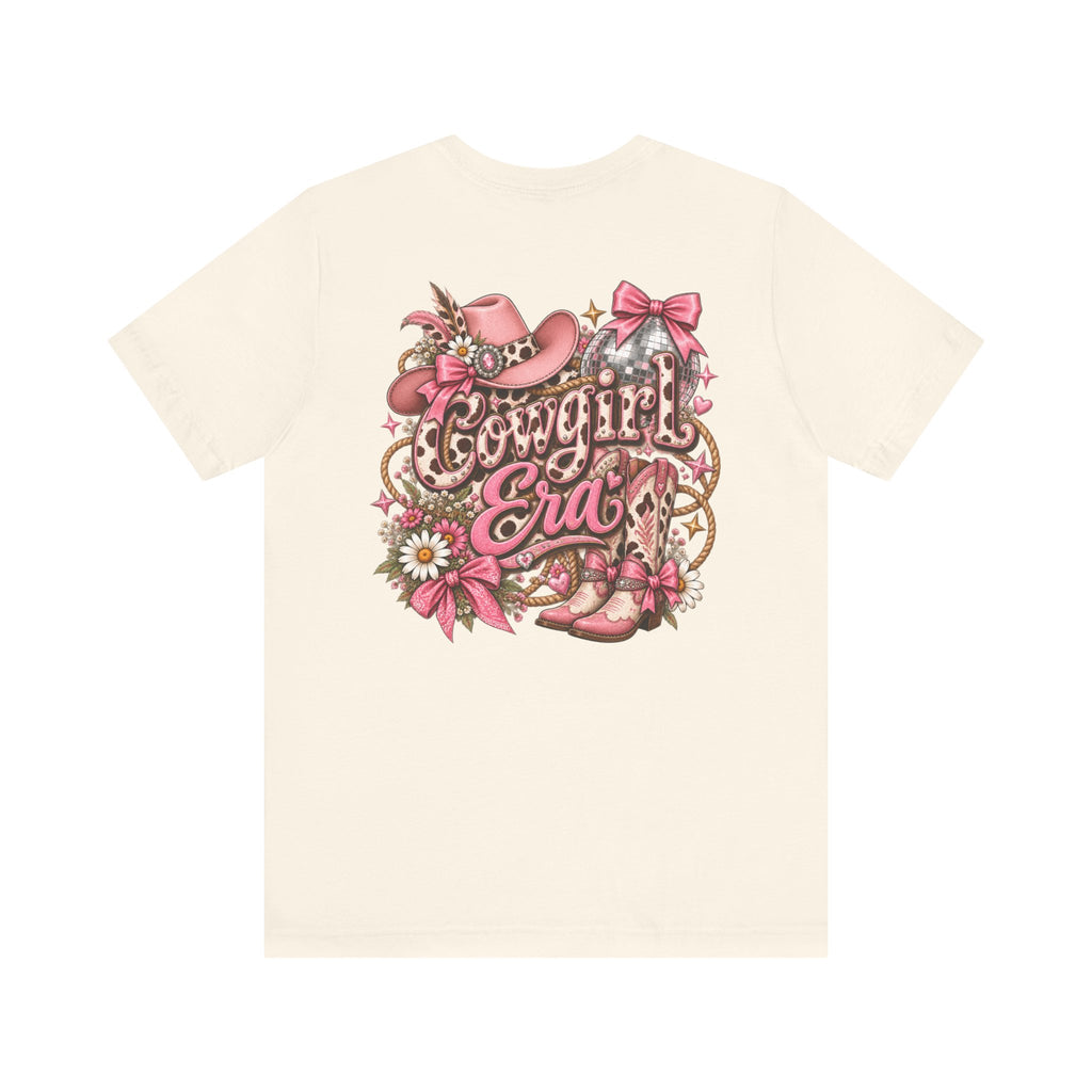 Cowgirl Era Tee — Pink Western Cowgirl Graphic T-Shirt