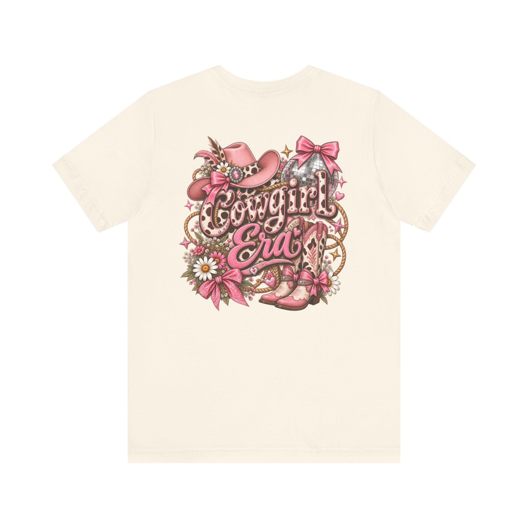 Cowgirl Era Tee — Pink Western Cowgirl Graphic T-Shirt