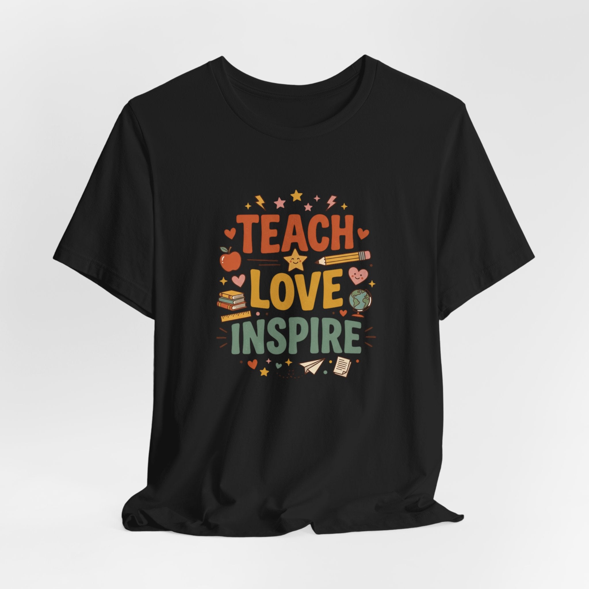Teach Love Inspire T-Shirt — Teacher Appreciation Gift