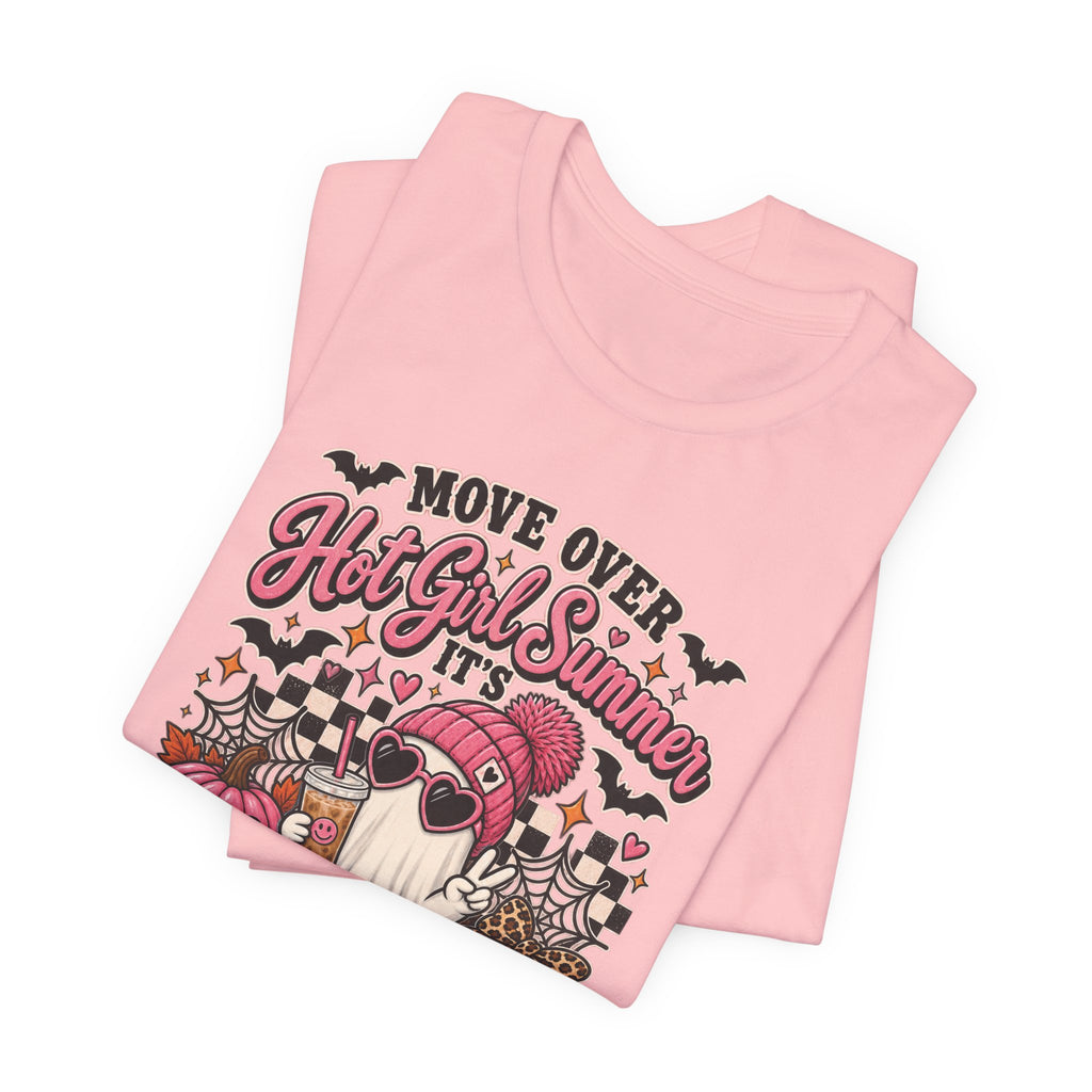 Spooky Bitch Season Halloween Tee — "Move Over Hot Girl Summer" Gnome Pumpkin T-Shirt