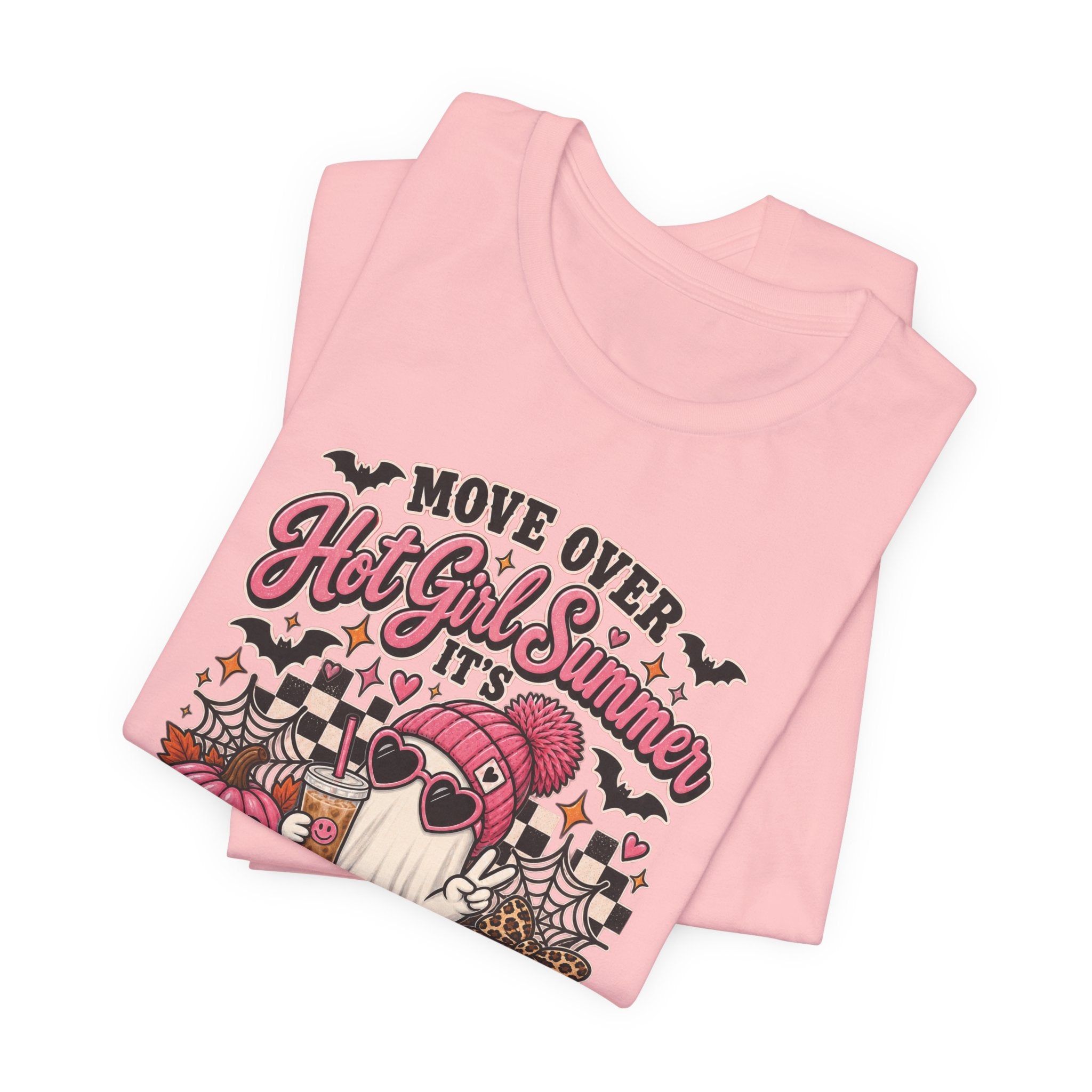 Spooky Bitch Season Halloween Tee — "Move Over Hot Girl Summer" Gnome Pumpkin T-Shirt