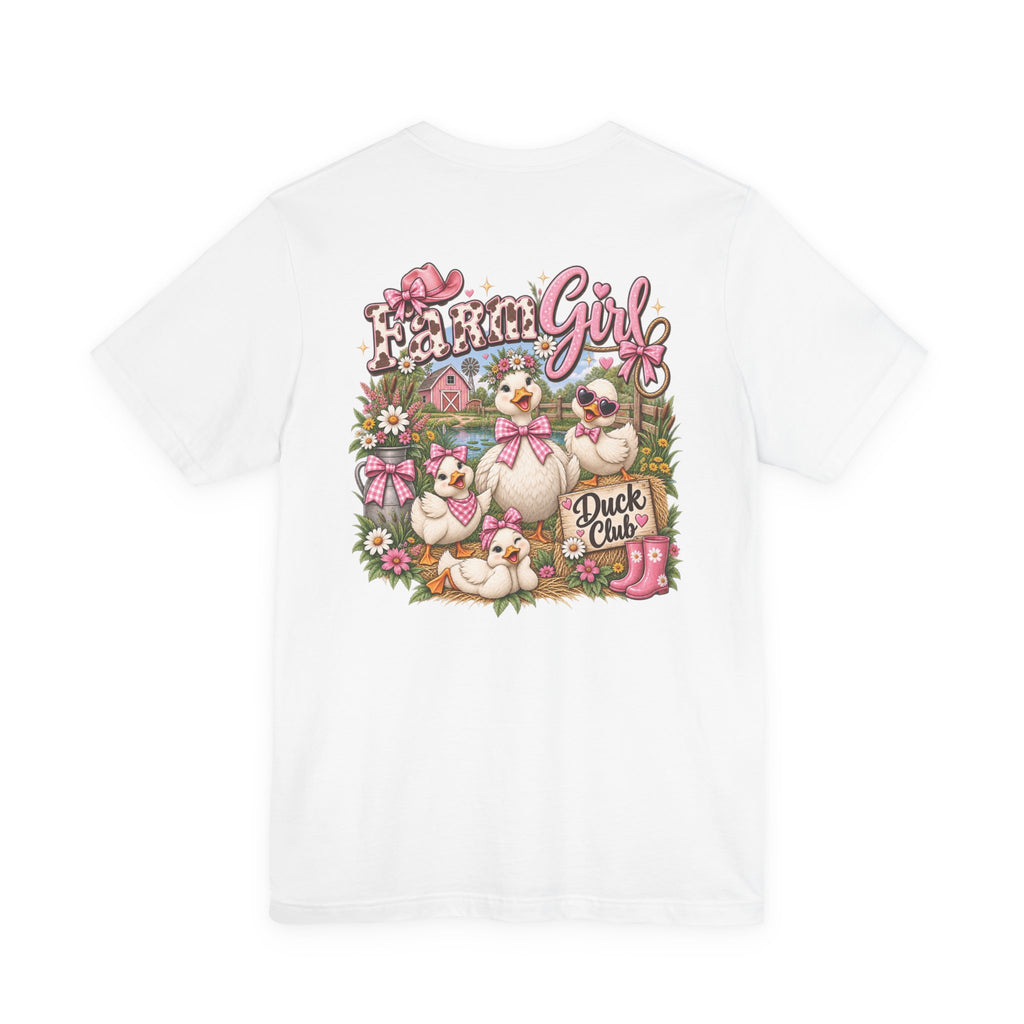 Duckin' Girl Tee — Cute Pastel Duck Family Graphic T‑Shirt