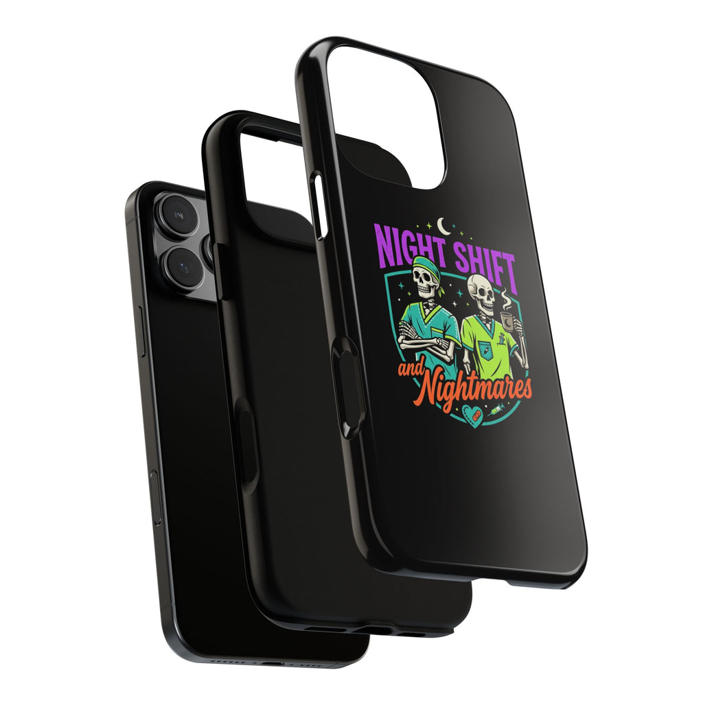 Phone Case — Night Shift and Nightmares Skeleton Nurses (Protective Tough Case)