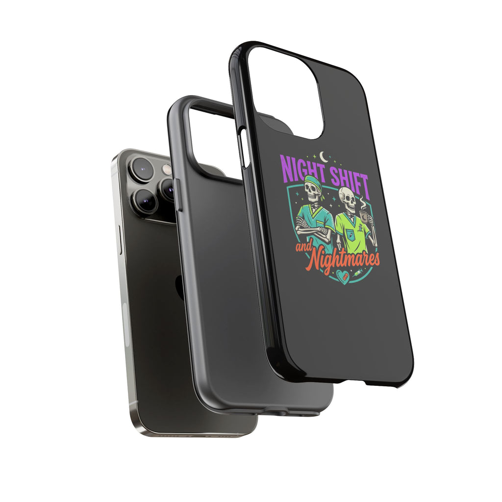 Phone Case — Night Shift and Nightmares Skeleton Nurses (Protective Tough Case)