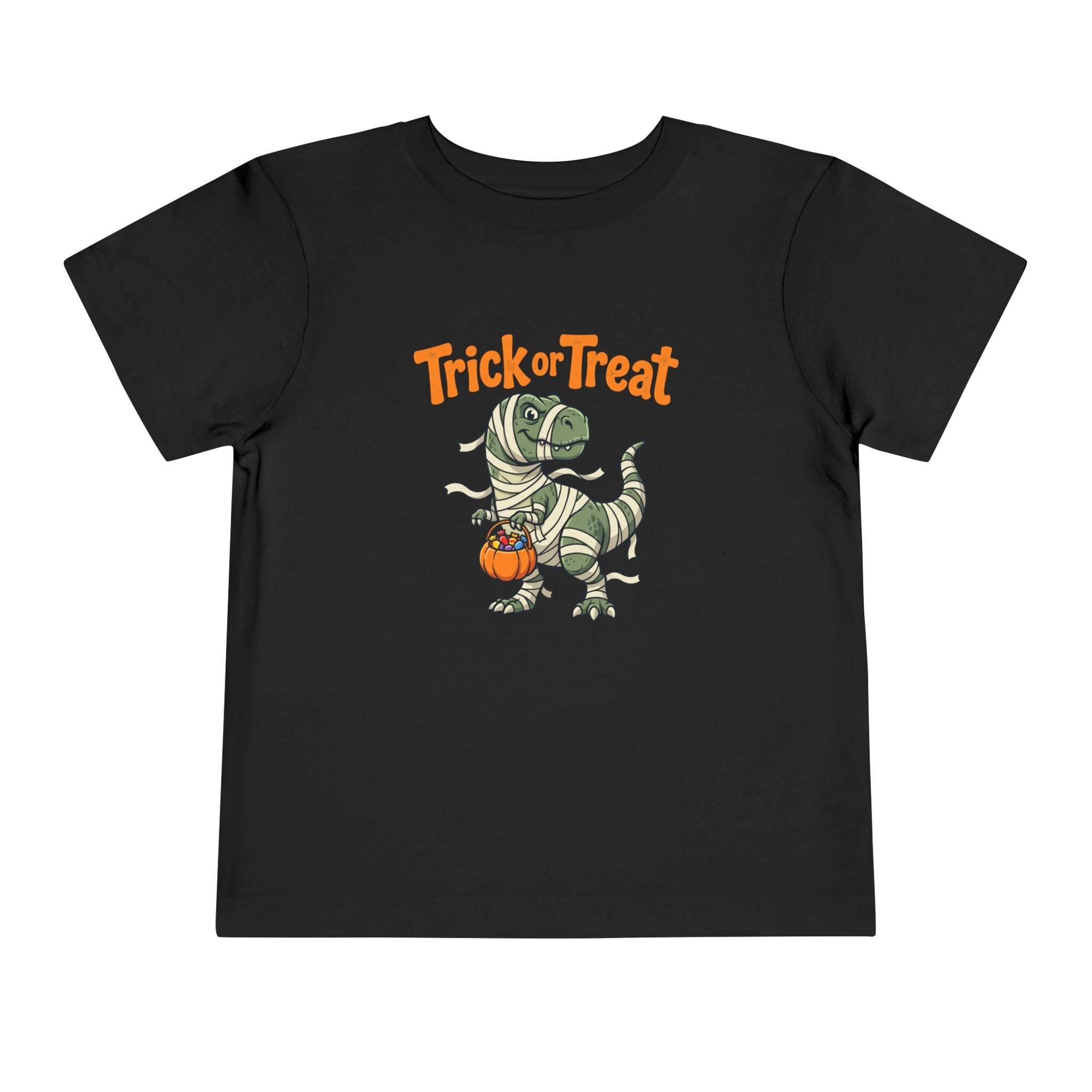 Toddler Tee — Mummy Dinosaur Trick or Treat Halloween Shirt
