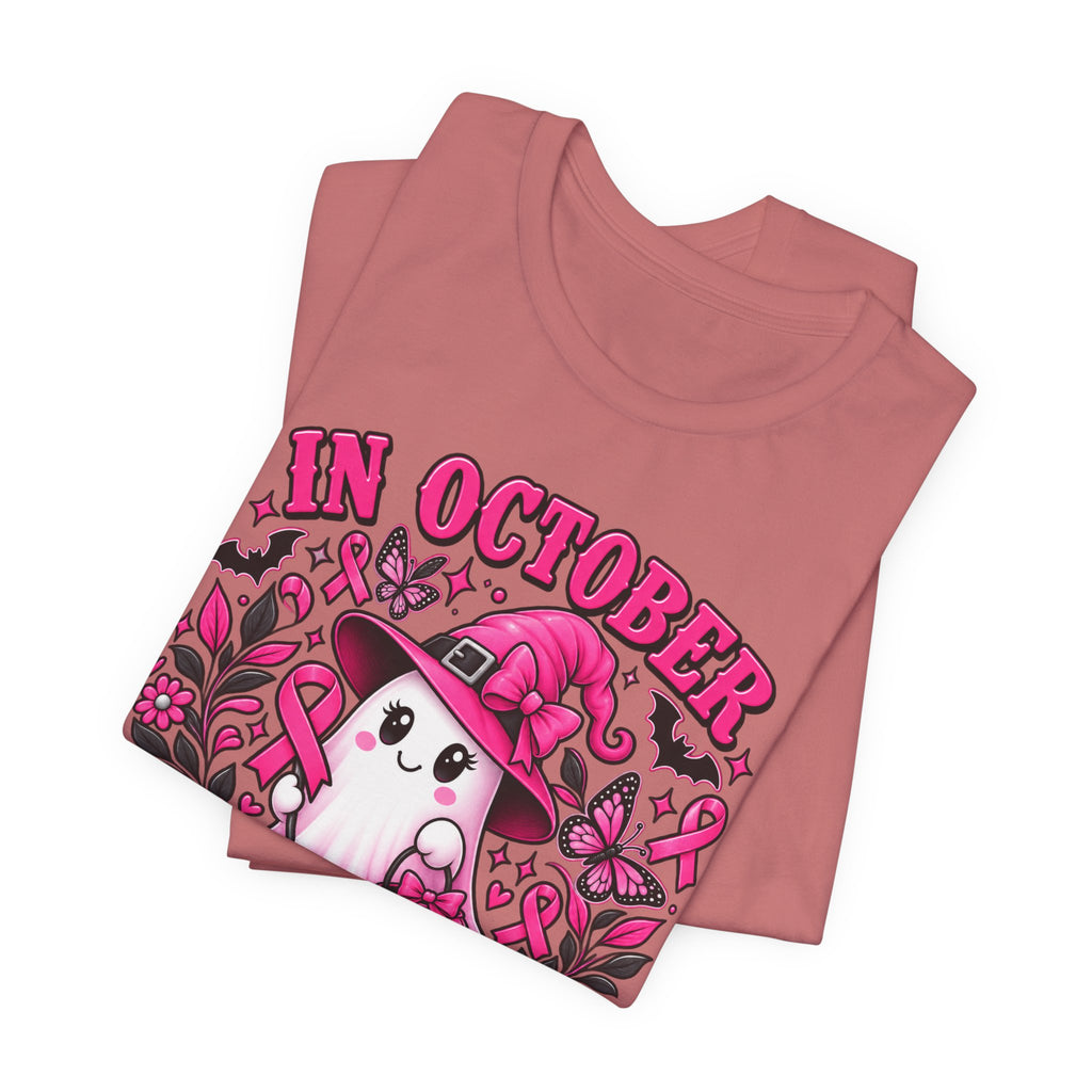 In October We Wear Pink Ghost Tee