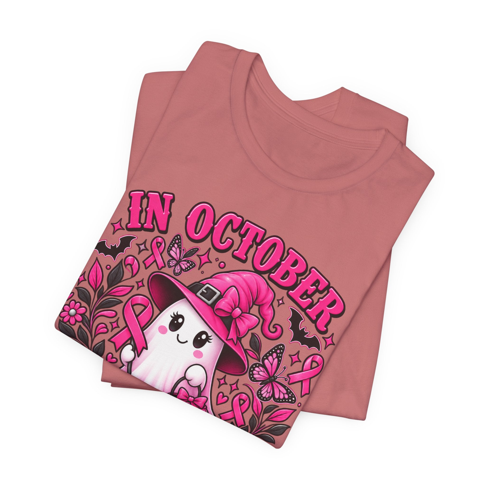 In October We Wear Pink Ghost Tee