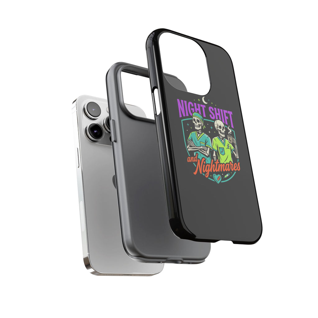 Phone Case — Night Shift and Nightmares Skeleton Nurses (Protective Tough Case)
