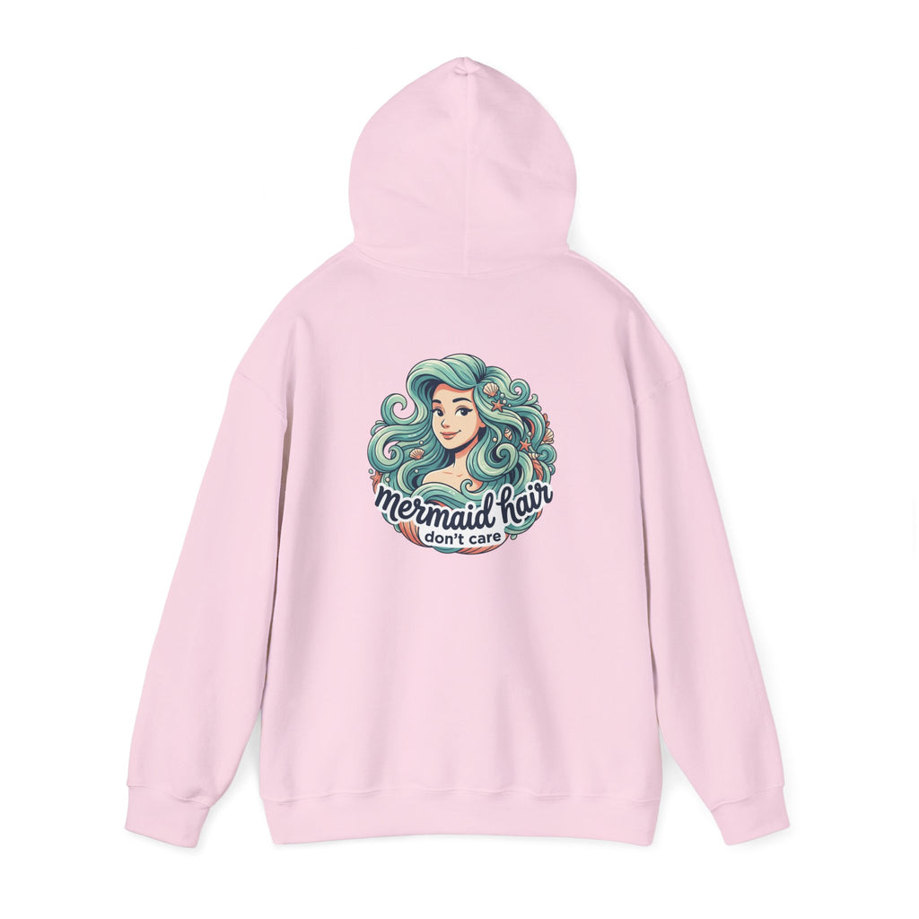 Mermaid Hair Hoodie — "Mermaid Hair Don't Care" Graphic Hooded Sweatshirt