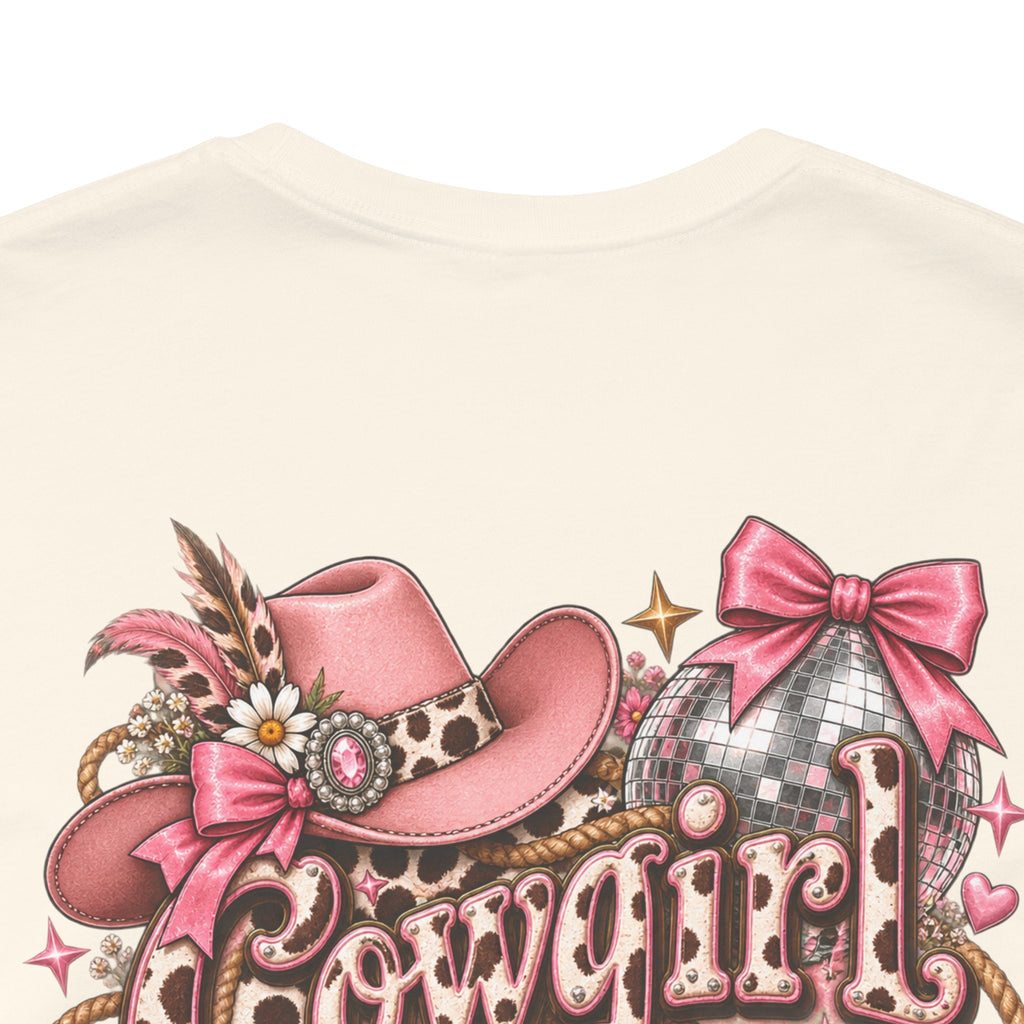 Cowgirl Era Tee — Pink Western Cowgirl Graphic T-Shirt