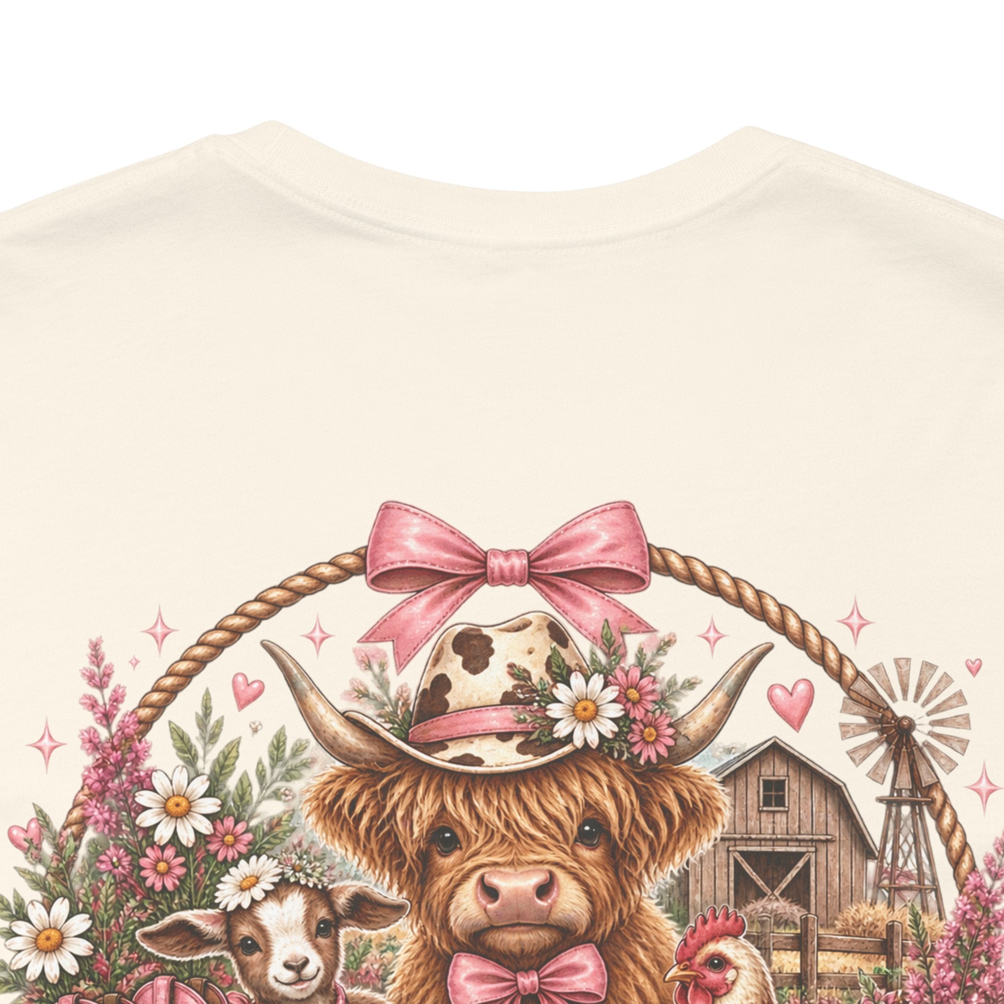 Farm Girl Social Club Graphic Tee — Country Cowgirl Floral T-Shirt