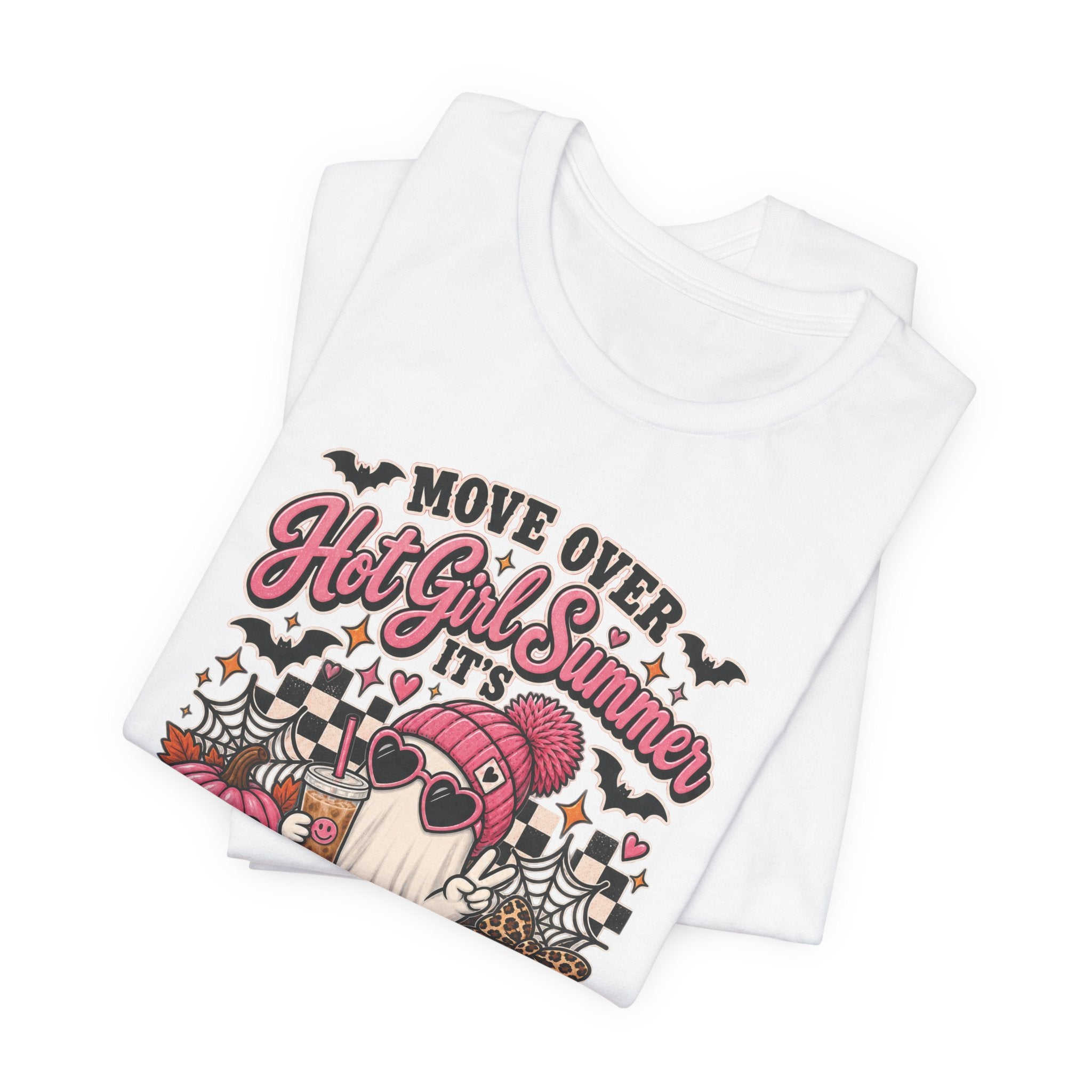 Spooky Bitch Season Halloween Tee — "Move Over Hot Girl Summer" Gnome Pumpkin T-Shirt