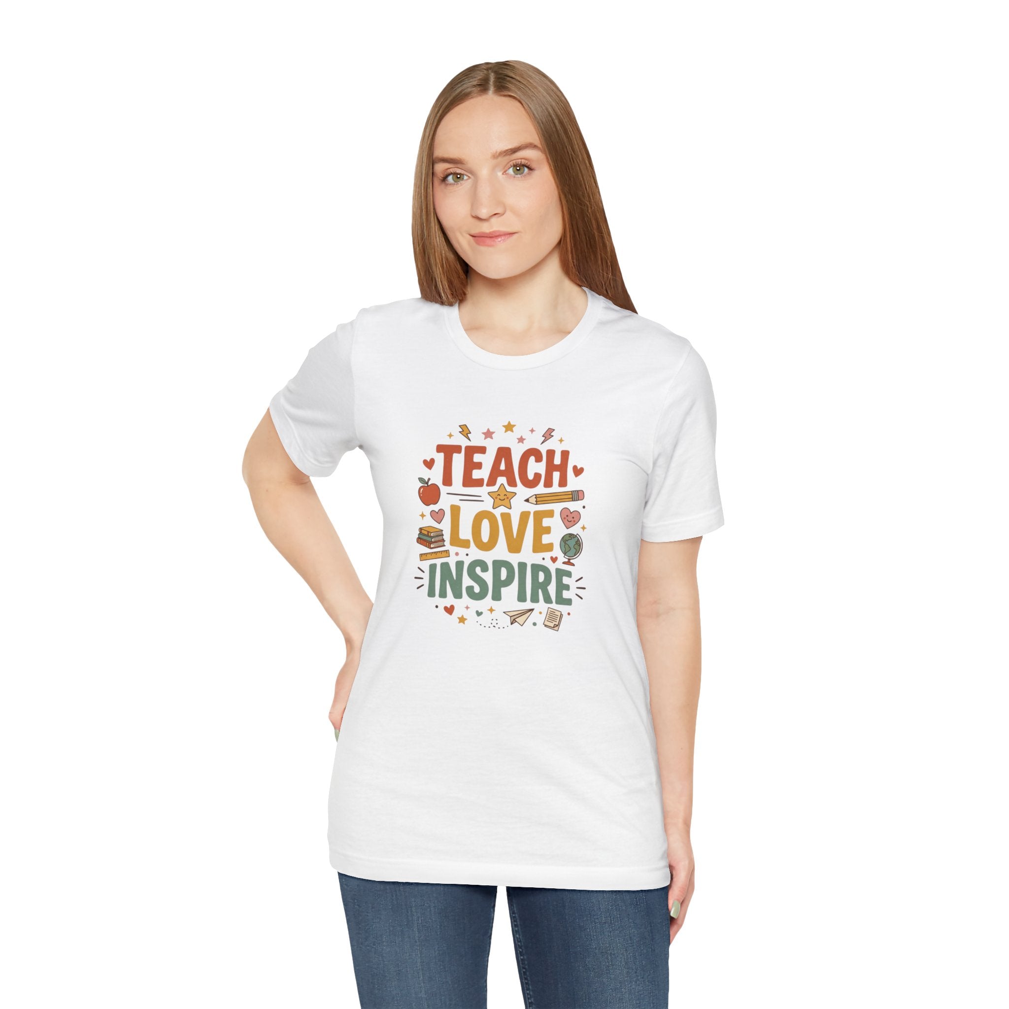 Teach Love Inspire T-Shirt — Teacher Appreciation Gift