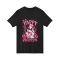 Pappy Halloween V-Neck Tee — Cute Pink Ghost Grandpa Halloween Shirt