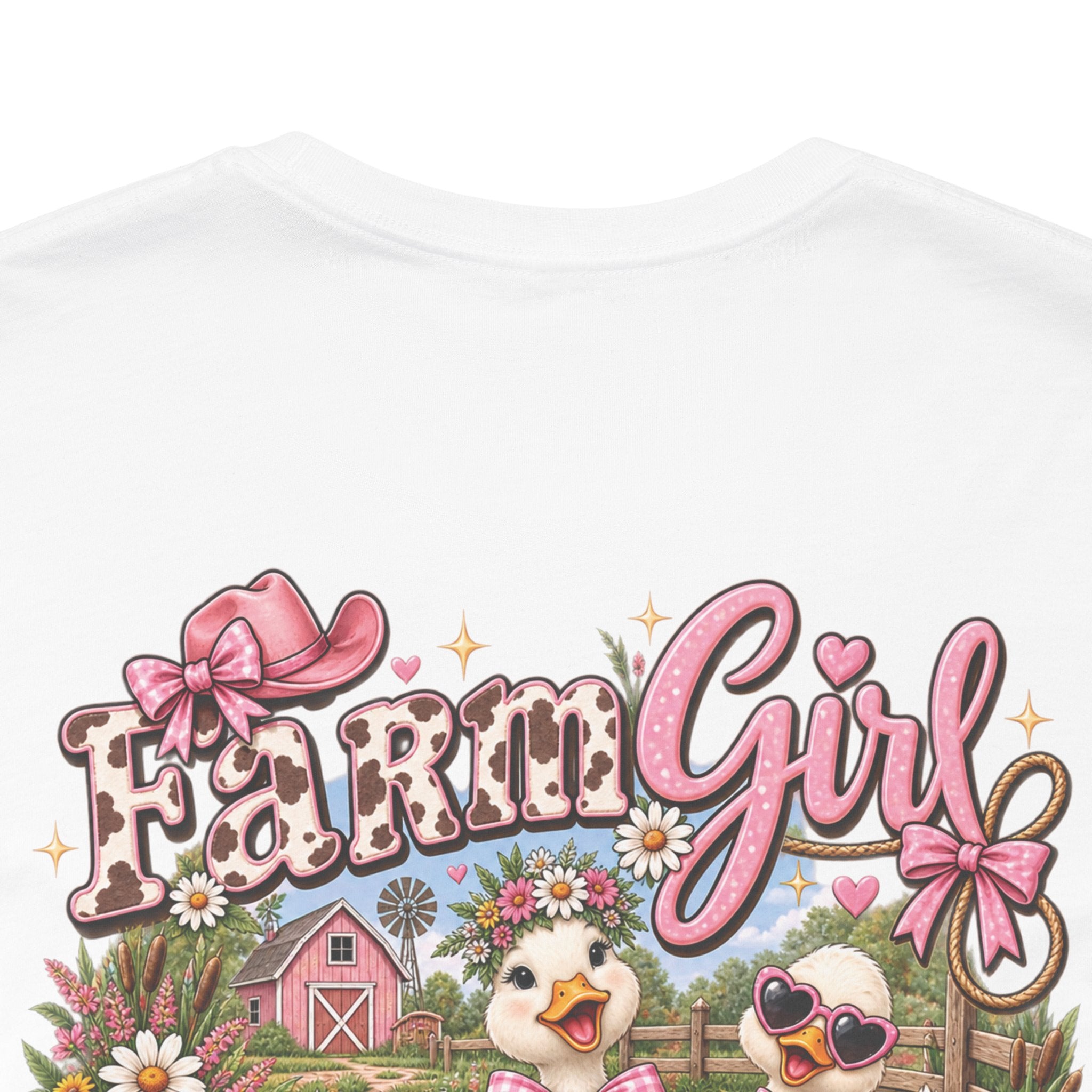 Duckin' Girl Tee — Cute Pastel Duck Family Graphic T‑Shirt
