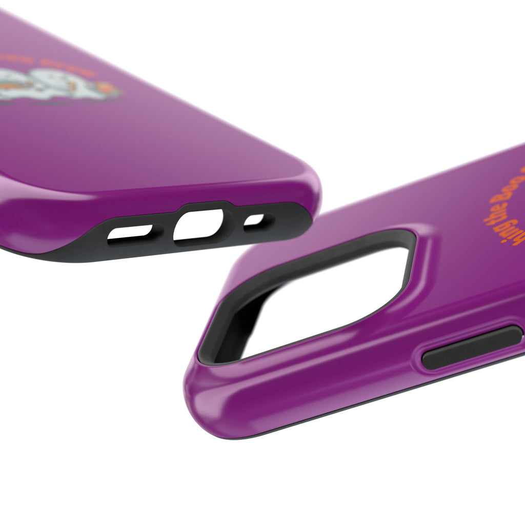 Teaching the Boo Crew Phone Case — Cute Ghosts Teacher Gift Impact-Resistant Case