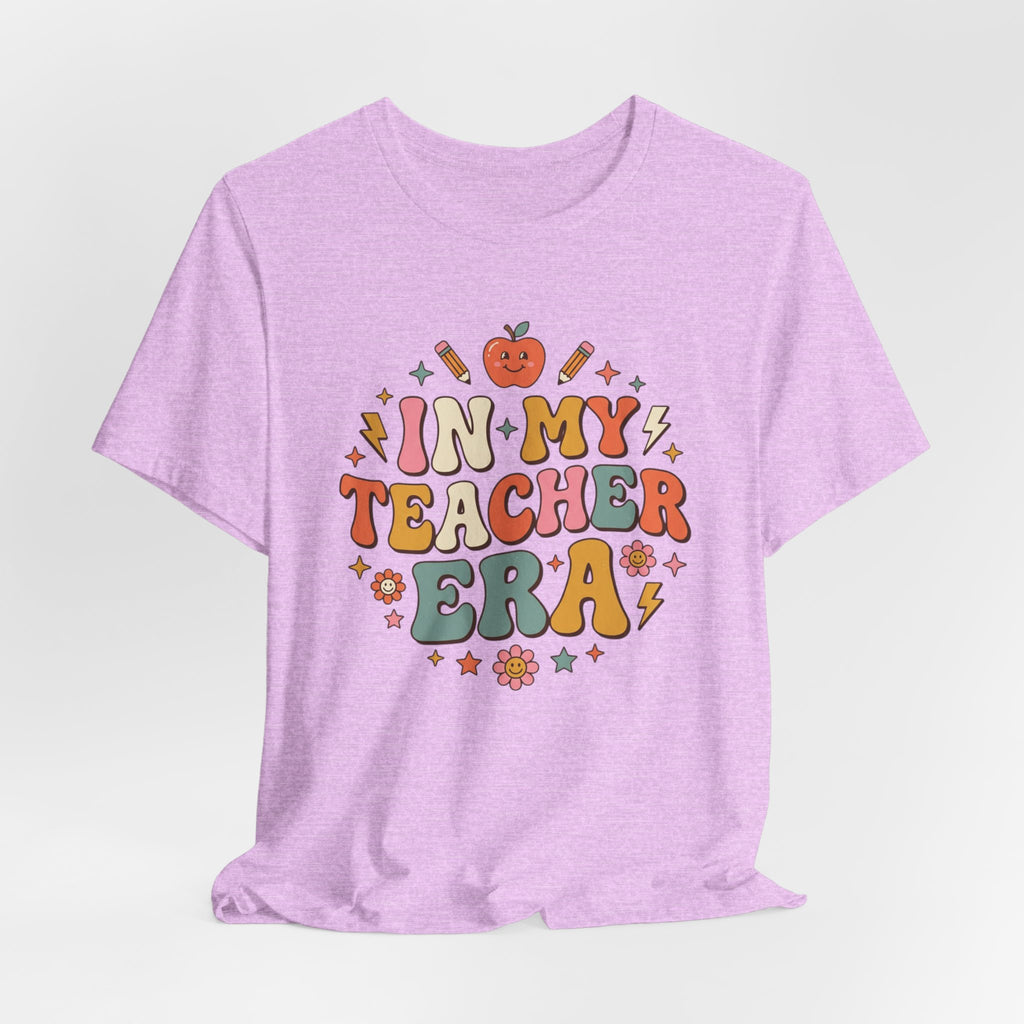 Teacher Tee — "In My Teacher Era" Retro School Graphic T-Shirt