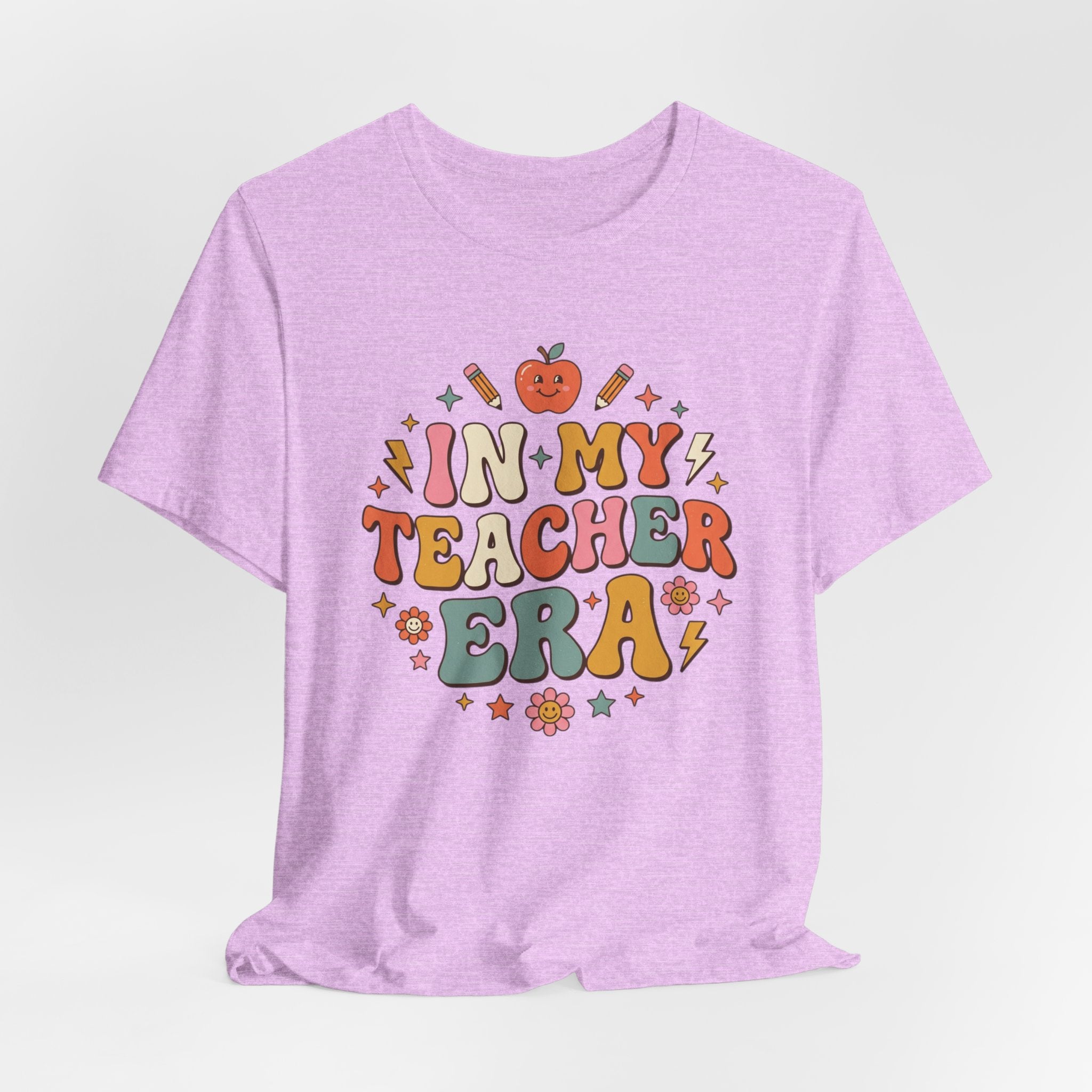 Teacher Tee — "In My Teacher Era" Retro School Graphic T-Shirt