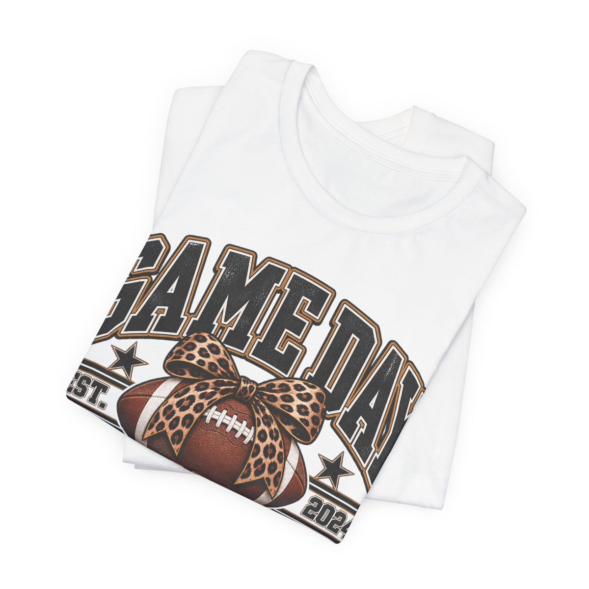 Game Day Social Club Football Tee — Established 2024