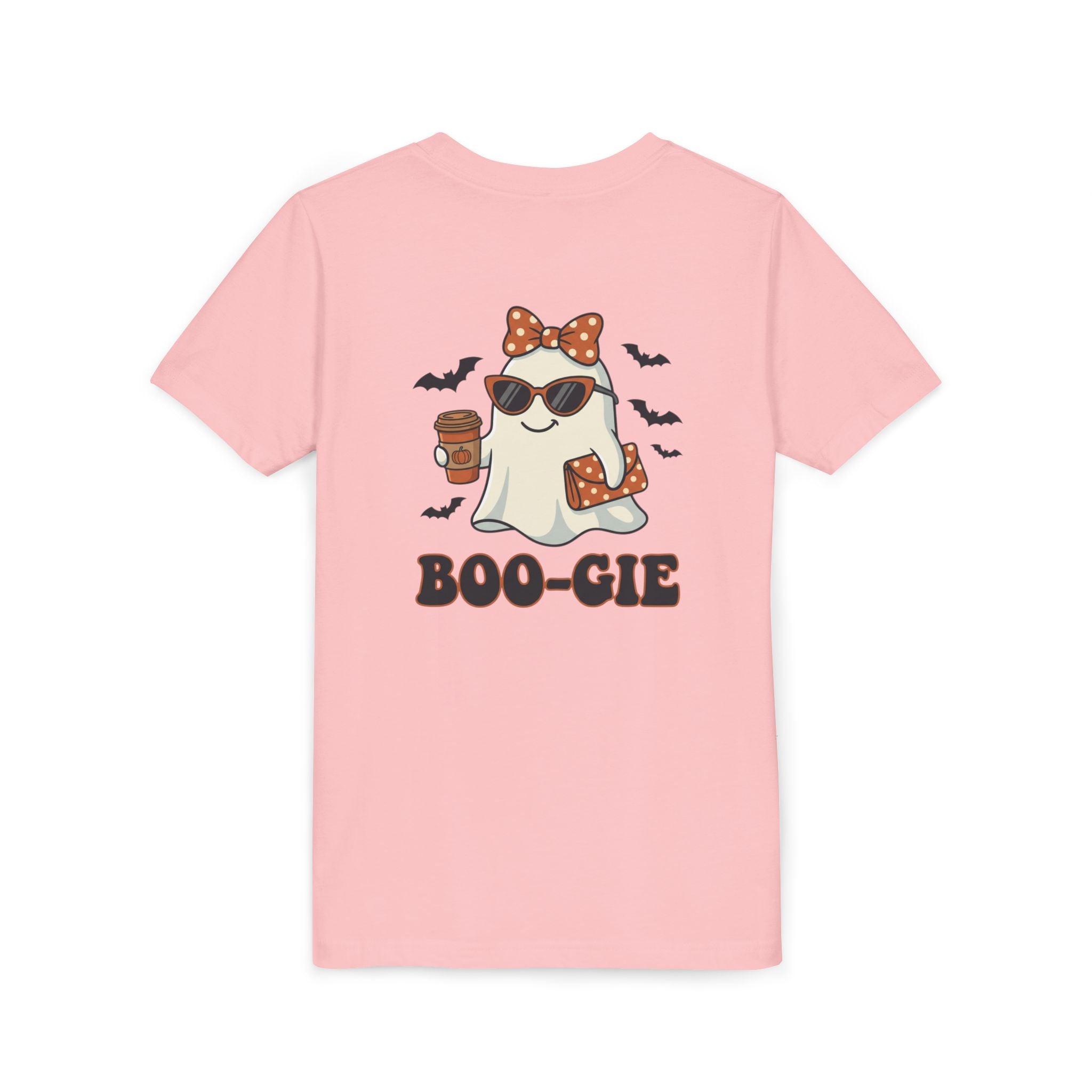 Youth Tee — "Boo-gie" Cute Ghost Halloween Shirt