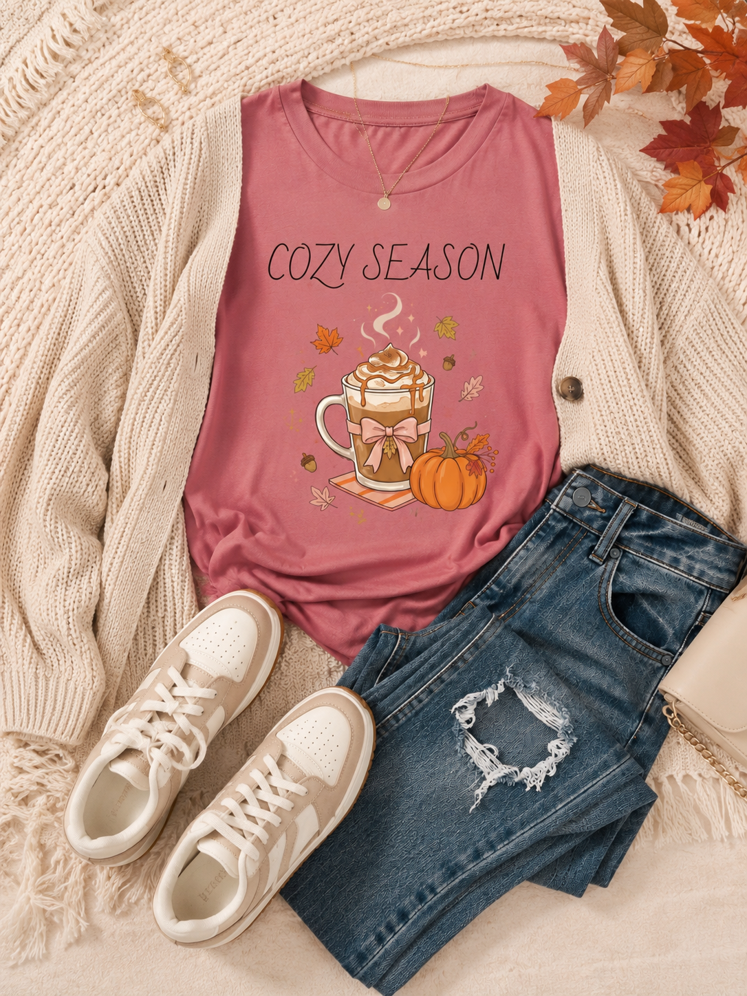 Cozy Season Tee — Pumpkin Spice Mug Fall T-Shirt