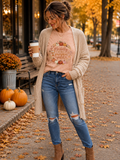 Mentally at the Pumpkin Patch Tee — Fall Pumpkin Floral Graphic T-Shirt