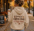 Running on Caffeine Chaos and Cozy Vibes Hoodie