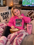 Toddler Hoodie - "Game Day & Touchdowns" Football Pullover for Kids