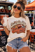 Touchdowns & Tailgates Football T‑Shirt – Retro Game Day Tee