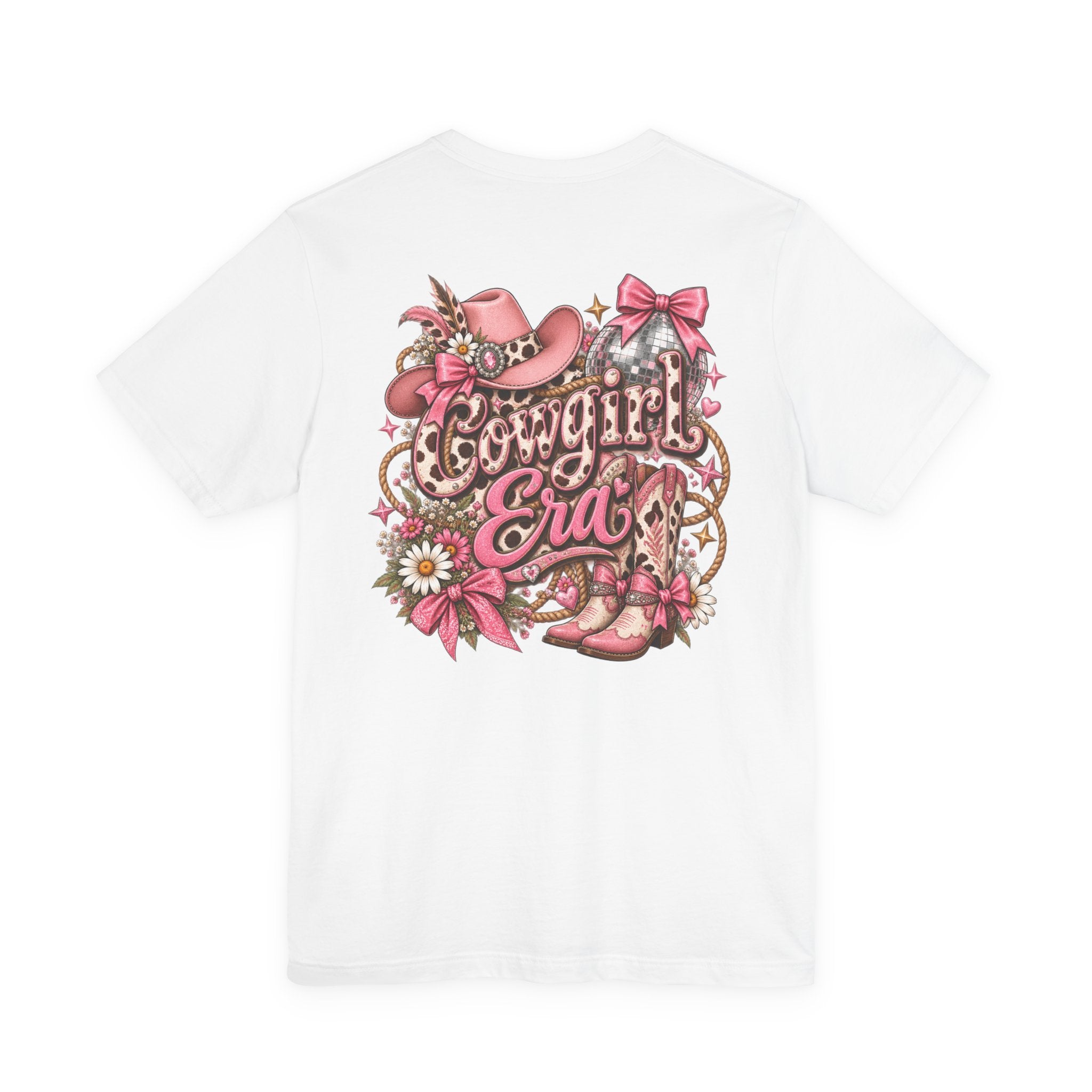 Cowgirl Era Tee — Pink Western Cowgirl Graphic T-Shirt