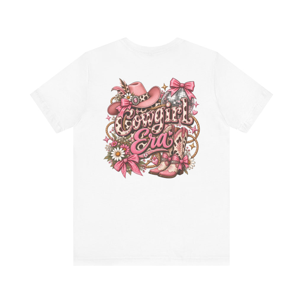 Cowgirl Era Tee — Pink Western Cowgirl Graphic T-Shirt