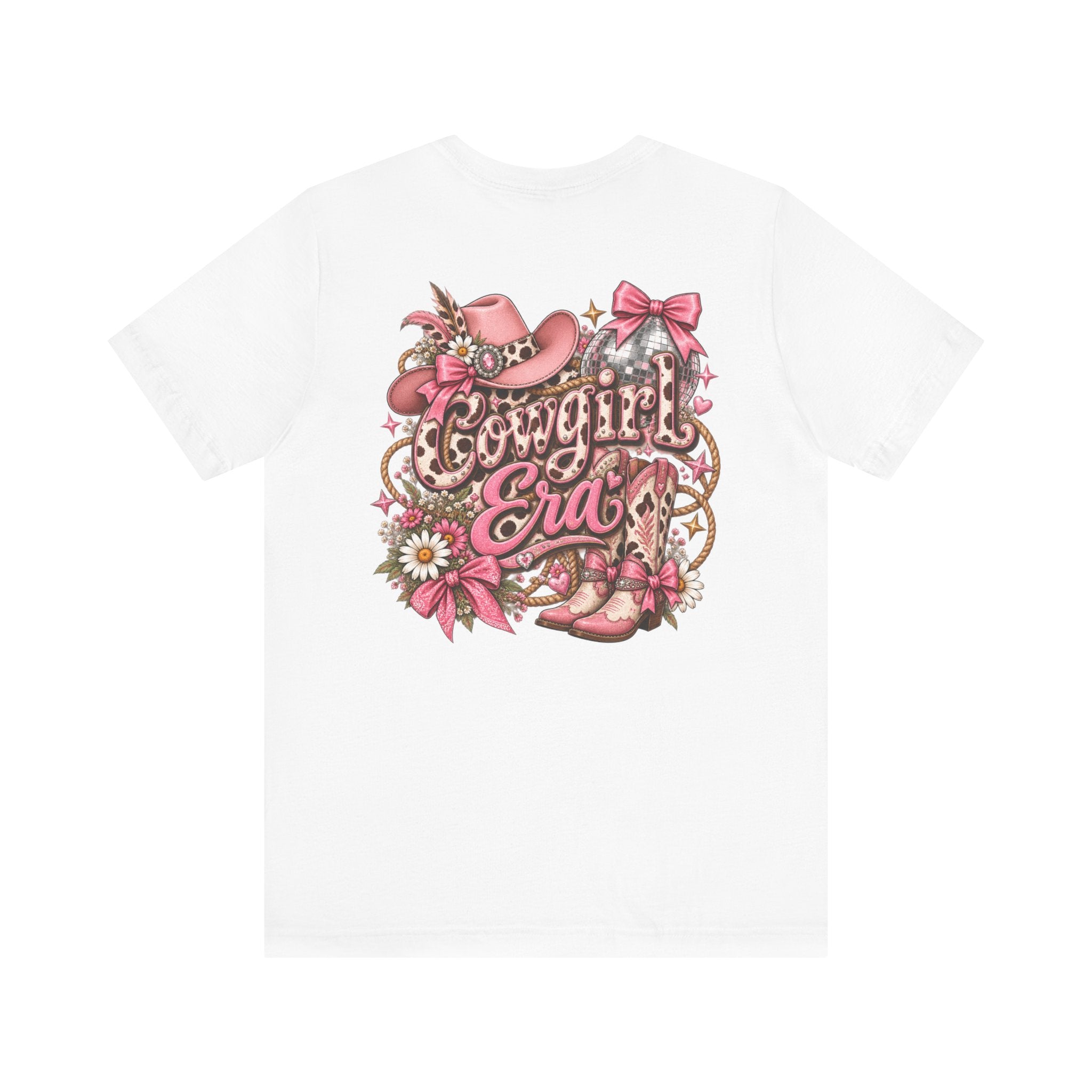 Cowgirl Era Tee — Pink Western Cowgirl Graphic T-Shirt